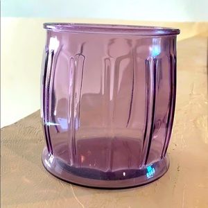 Vintage Purple Glass Jar / Vase